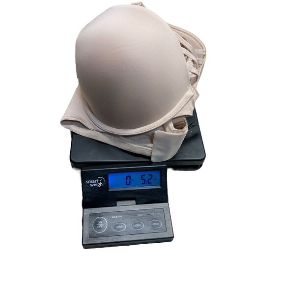 Torrid XO Plunge Push-Up Bra Nude 360 Back Smoothing Underwire Criss Cross 40DD - Picture 6 of 6